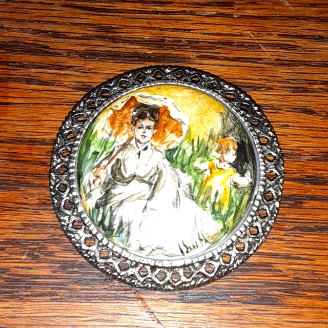 Vintage Artist Brooch Mint Condition